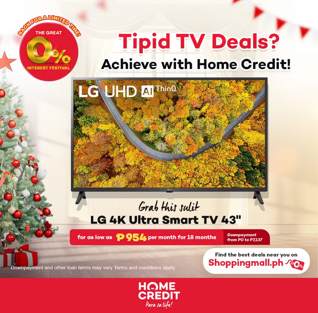Home Credit Holiday Gift LG 4K Ultra Smart by Digitaldavao