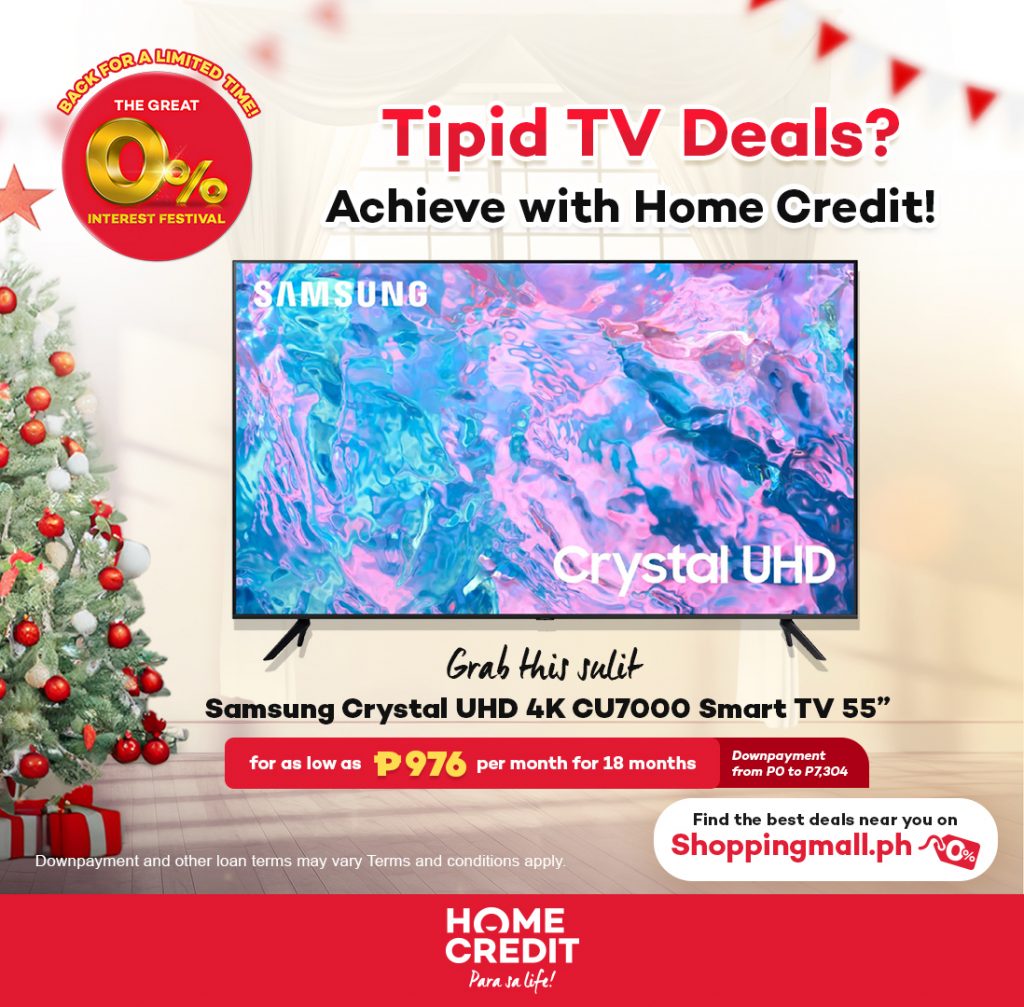 Home Credit Holiday Gift Samsung Crystal UHD by Digitaldavao